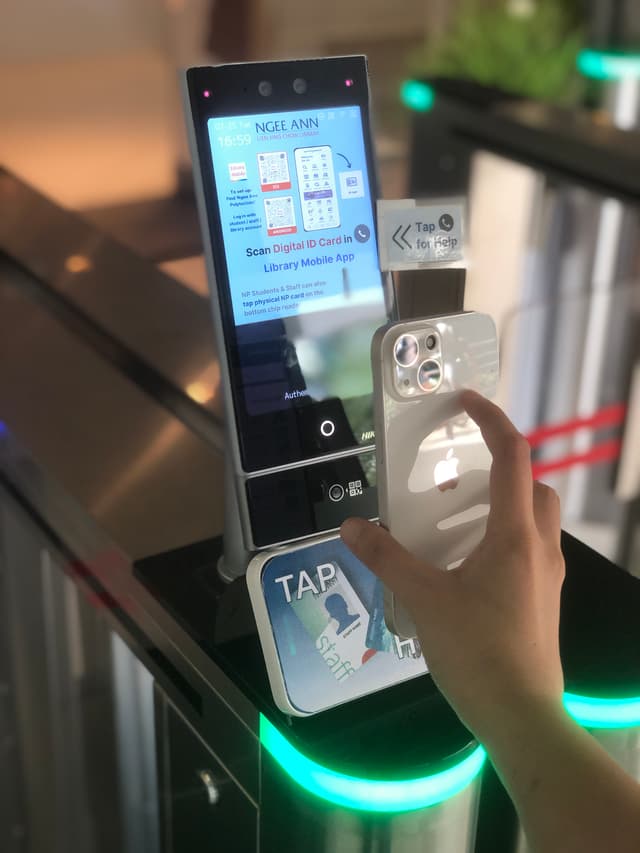 Scan ID Card at Gantry