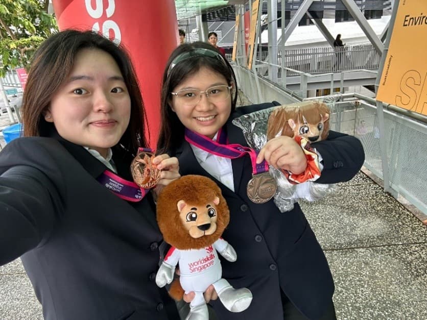 World Skills Zenn Tan Zhen & Siasat Giselle See