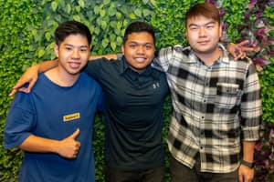 Mohamad Asyraf, Tan Yi Rong, Nicholas Ho