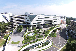 Drone view of NP's Blk 58 building