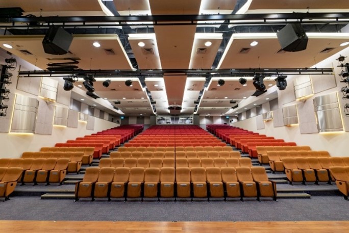 Music Box Auditorium with 390 seats