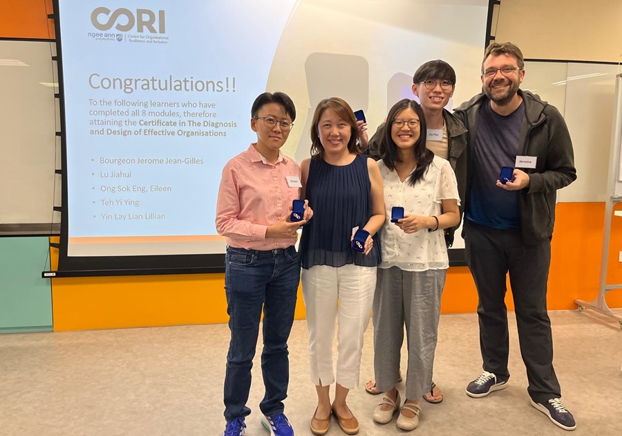 First batch of graduates who received CORI Certificate 1
