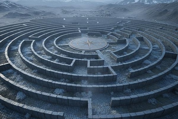 Photo of a maze