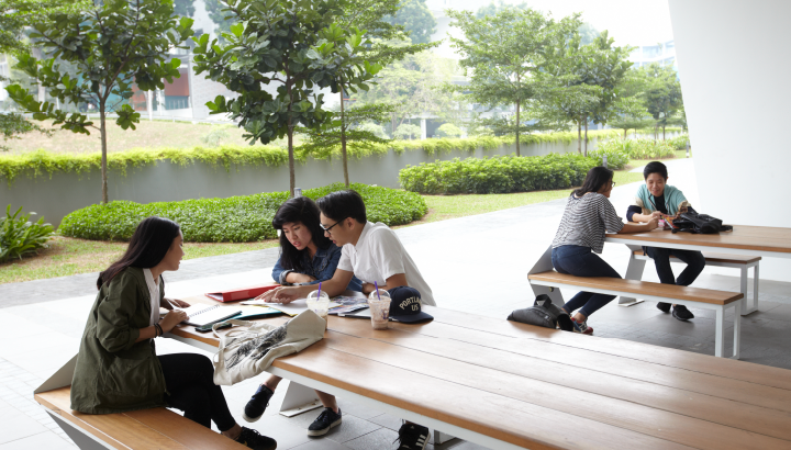 Campus in a garden
