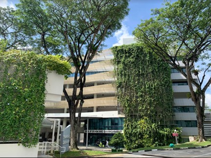 Building at Blk 34 that was awarded with “BCA Green Mark Gold Plus” in 2016