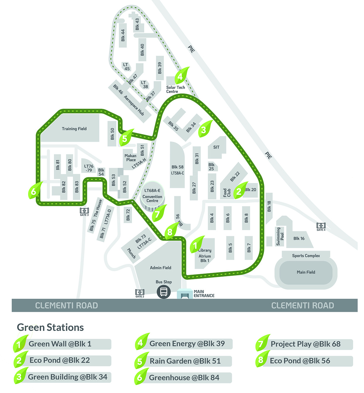 Greencampus_map small NP eco trail