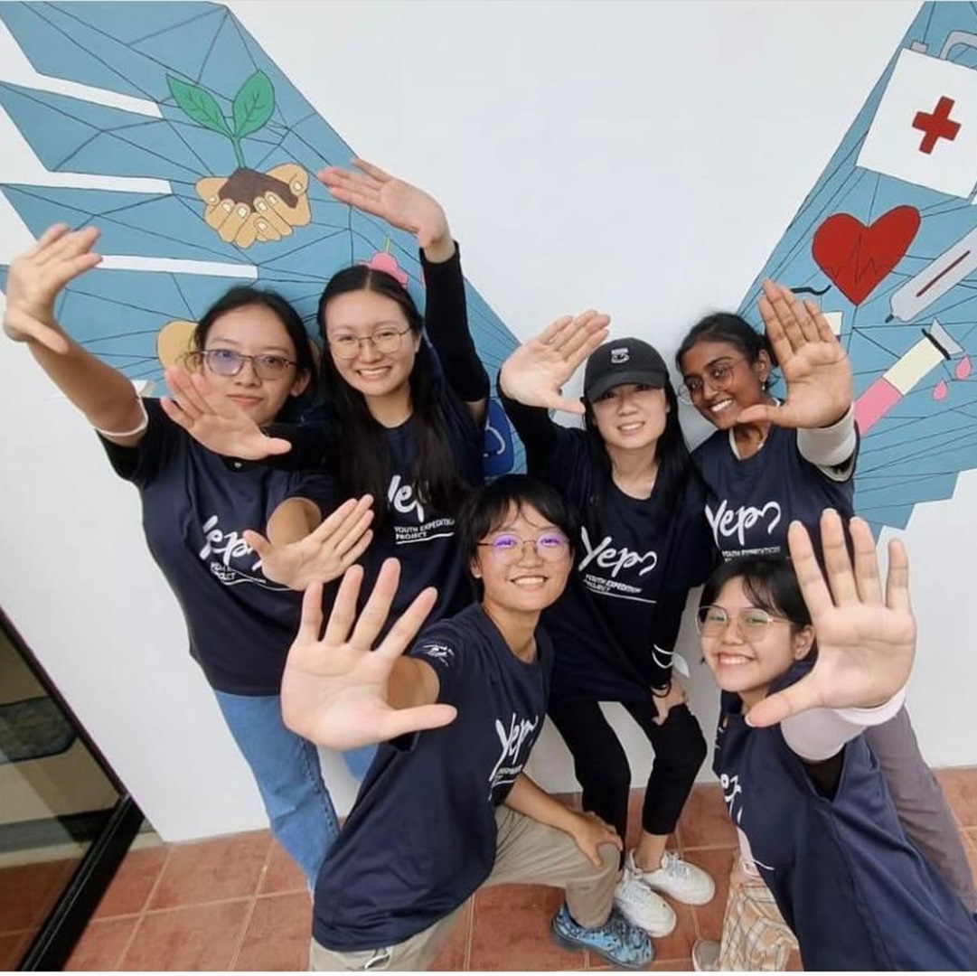 A photo of a group of students at YEP Davao