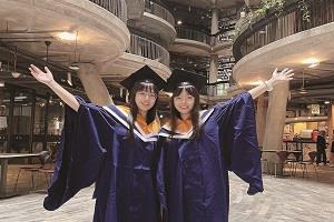 Photo of ACC graduates, Alicia & Angela Low