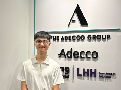 BS graduate, Chong Zhe Rong Keene