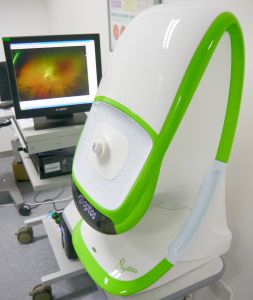 Equipment Optos ultra-widefield retinal imaging