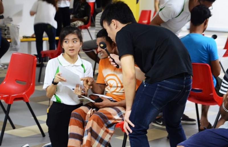Eye screening in dormitory