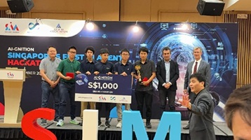 ICT students at AI-GNITION Hackathon