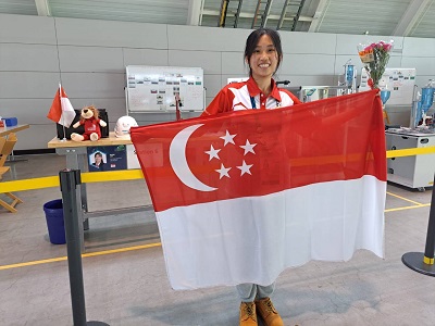Photo of Raine Lim at Worldskills Competition