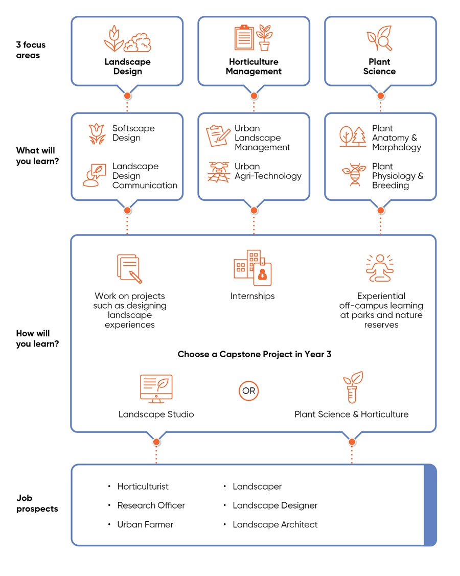 LDH-2024 Infographic for Landscape Design & Horticulture (LDH)