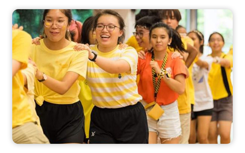 NP Freshmen Orientation Programme Photo of NP students at the Freshmen Orientation Programme (FOP)